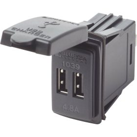Picture 1/3 - Blue Sea Systems 12/24VDC Dual USB Charger 4.8A Switch 