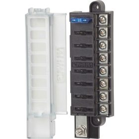   Blue Sea Systems Fuse Block ST-Blade Compact 8 Circuits with Cover