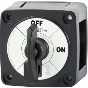 Picture 1/4 - Blue Sea Systems Switch Battery m-Series ON/OFF With Locking Key Black