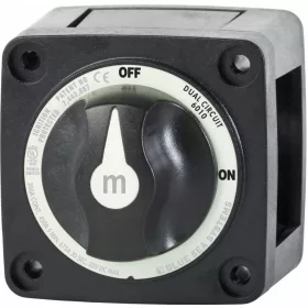 Picture 1/4 - Blue Sea Systems Switch Battery m-Series Dual Circuit Black