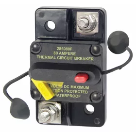   Blue Sea Systems Circuit Breaker, Bus 285 Surface Mount 80A, (Megszakító, felületi rögzítéssel)