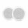 Garmin Fusion® FM Series 6.5" 120-Watt Round White Flush-Mount Marine Speaker