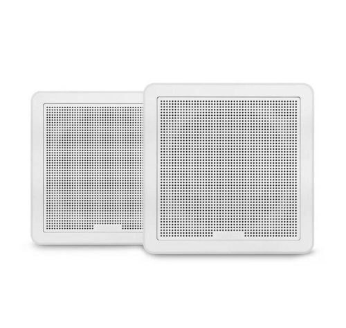 Garmin  Fusion® FM Series 6.5" 120-Watt Square White Flush Mount Marine Speakers