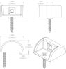 Lumitec Andros LED Courtesy Light - Warm White  (1db), (LED-es világítás)