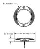 Lumitec Scallop Pathway Light, Stainless, Warm White (Lámpa)