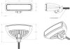 Lumitec Caprera3 Bracket Mount LED Flood Light - White Dimming
