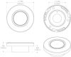 Lumitec Orbit Flush Mount LED Down Light - White  (6db)