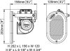 Picture 1/2 - Marco HR1 12V Built-in air horn with grill
