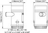 Marco UP2000 submersible pump 33.3 gpm, (Automata Bilge szivattyú, 126 liter/perc, 12V)