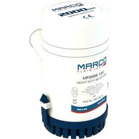   Marco UP2000 submersible pump 33.3 gpm, (Automata Bilge szivattyú, 126 liter/perc, 24V)