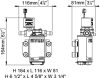 Marco UP2/E-BR bronze gear pump with electronic pressure sensor 10 l/min, (Bronz fogaskerekes szivattyú elektronikus nyomásérzékelővel, 10 liter/perc, 12/24V )