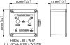 Marco PCS 12/24V Control panel for electronic pumps