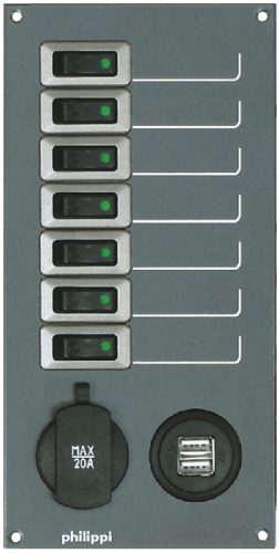 Philippi STV 207, (kapcsoló panel)