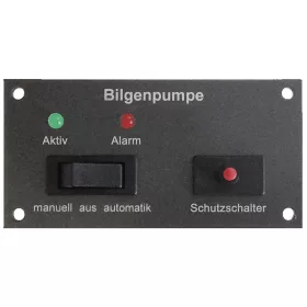   Philippi Bilge pump panel BPA 202 (without acoustic alarm) - BPA 202, (Bilge szivattyú panel, hangjelzés nélkül)