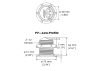 Raymarine P7 D Shorty™ Low Profile Through Hull Transducer