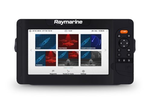 Raymarine Element 9 HV- 9" Chartplotter with CHIRP Sonar, HyperVision, Wi-Fi & GPS, No Chart & No Transducer