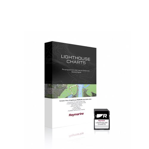 Raymarine LightHouse Chart (preloaded with Western Europe charts) on 32 Gb micro SD card