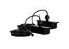 Raymarine Pair of HV-300 HyperVision Plastic Through Hull Transducers with fairing block to be cut from 0-25° including Y-Cable and 4m-extension cable