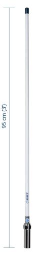 Scout KS-62 2.4 GHz 10 dB omnidirectional fiberglass antenna 0,9 m (3′) length – Fast Fit, (üvegszálas antenna)