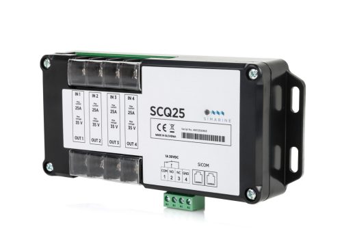 Simarine SCQ25 Quadro shunt 4x25A, (Négyes sönt)