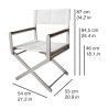 Valdenassi OSKAR Director Chair / Silver