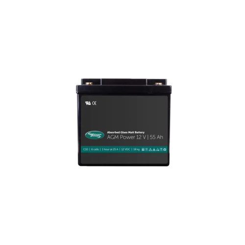 WhisperPower AGM Battery 12 V – 55 Ah
