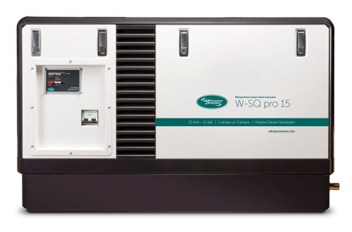WhisperPower W-SQ Pro 15  15KVA / 12kW 230V / 50Hz Diesel Generator